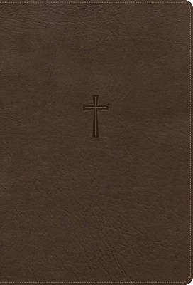 Picture of CSB Super Giant Print Reference Bible, Optimal Type, Digital Study Edition, Brown Leathertouch