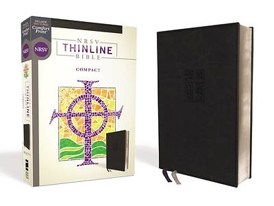 Picture of Nrsv, Thinline Bible, Compact, Leathersoft, Black, Comfort Print