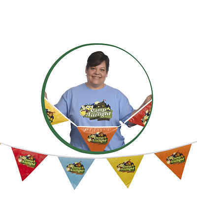 Picture of Vacation Bible School (VBS) 2024 Camp Firelight Logo String Flags