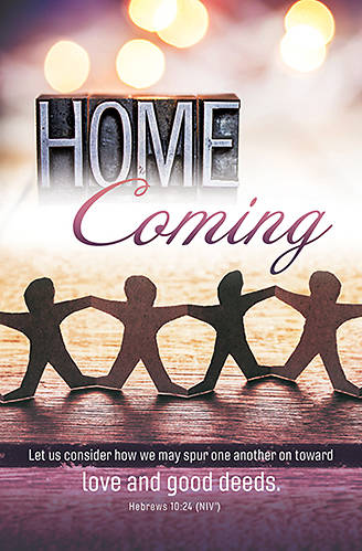 Picture of Paper Doll Chain Homecoming Regular Bulletin Hebrews 10:24