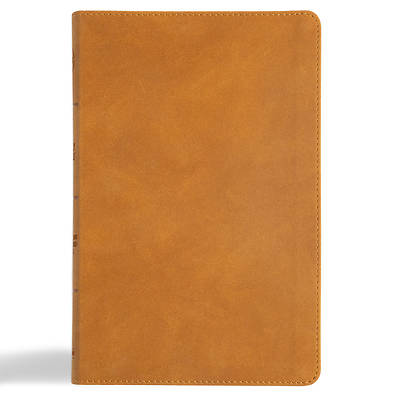 Picture of CSB Thinline Bible, Digital Study Edition, Camel Suedesoft Leathertouch