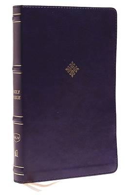 Picture of Nkjv, Thinline Bible, Leathersoft, Navy, Thumb Indexed, Red Letter Edition, Comfort Print