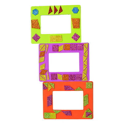Picture of Vacation Bible School VBS 2022 I've Got This With Jesus Glitter Mosaic Frame Craft Kit (24 Pk)