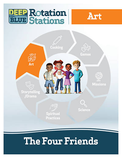 Picture of Deep Blue Rotation Station: The Four Friends - Art Station Download