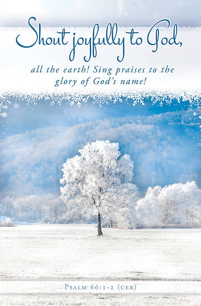 Picture of Shout Joyfully Winter Bulletin