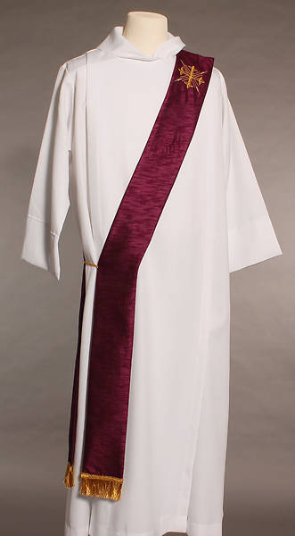 Picture of MDS Purple Greek Cross Deacon Stole