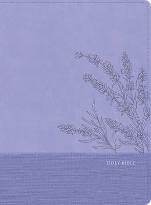 Picture of CSB Super Giant Print Reference Bible, Optimal Type, Digital Study Edition, Lavender Leathertouch