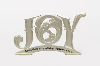 Picture of JOY Holy Family Metal Figurine Plaque