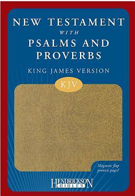 Picture of New Testament with Psalms and Proverbs-KJV-Magnetic Closure