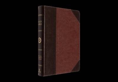 Picture of ESV Large Print Wide Margin Bible (Trutone, Brown/Cordovan, Portfolio Design)