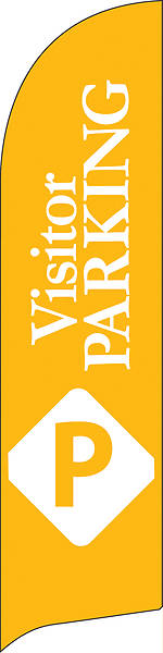 Picture of Visitor Parking Flag Banner