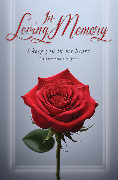 Picture of In Loving Memory Funeral Bulletin