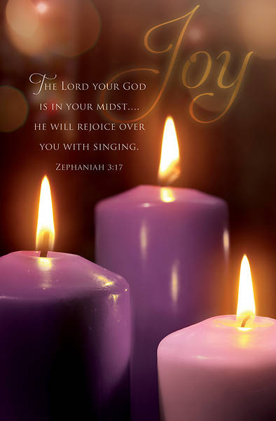 Picture of Advent Joy Week 3 Zephaniah 3:17 Bulletin Regular