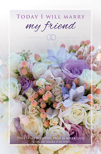 Picture of Today I will Marry My Friend Wedding Regular Bulletin Song 5:16