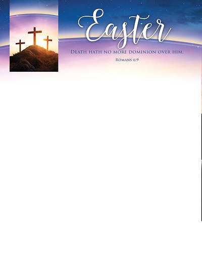 Picture of Easter Sunrise Letterhead