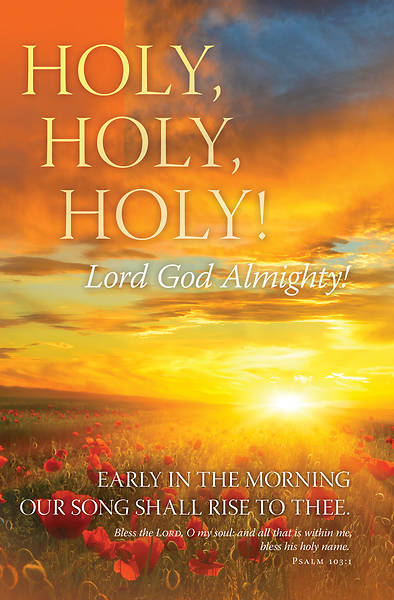 Picture of Holy Holy Holy General Bulletin - Reg  (Pkg of 100)