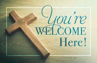 Picture of You're Welcome Here! Postcard