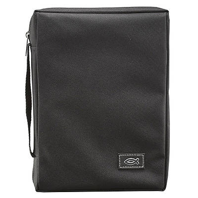 Picture of Black Polyester W/Fish Emblem