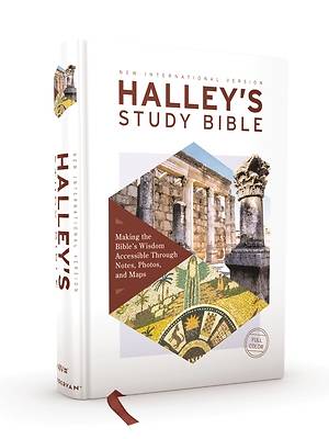 Picture of NIV Halley's Study Bible, Hardcover, Red Letter Edition, Comfort Print