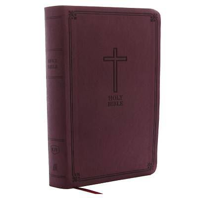 Picture of KJV, Reference Bible, Personal Size Giant Print, Imitation Leather, Burgundy, Red Letter Edition