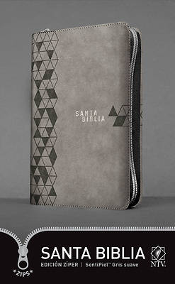 Picture of Santa Biblia Ntv, Edición Zíper, Gris Suave (Sentipiel)