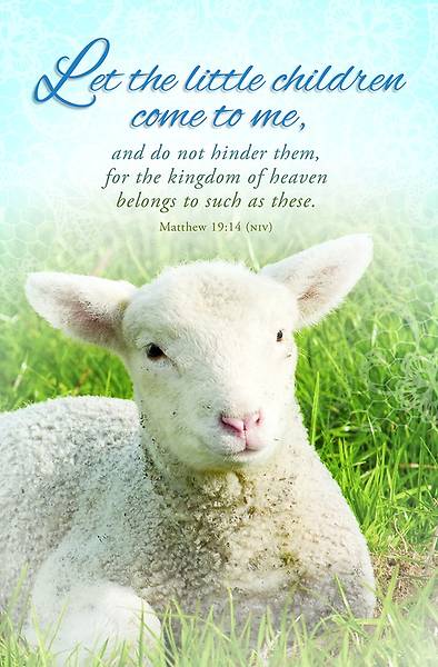 Picture of Baby Dedication Bulletin - Let the little children come to me - Matthew 19:14 (Pkg 100)