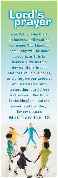 Picture of Lord's Prayer Children's Bookmark - Pack of 25