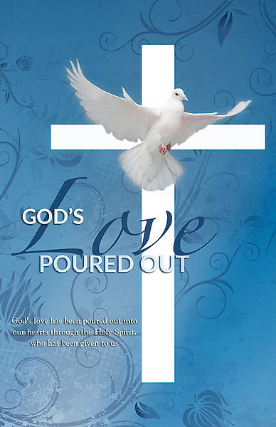 Picture of God's Love Poured Out Confirmation Regular Size Bulletin