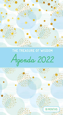 Picture of The Treasure of Wisdom - 2022 Pocket Planner - Bubbles and Gold - Blue
