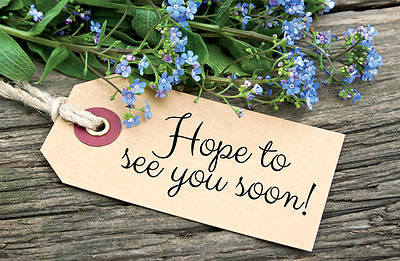 Picture of Hope to See You Soon Postcard Romans 8:28 (Package of 25)