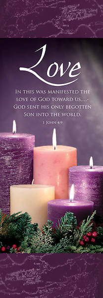 Picture of Advent Week 4 2' x 6' Vinyl Banner 1 John 4:9