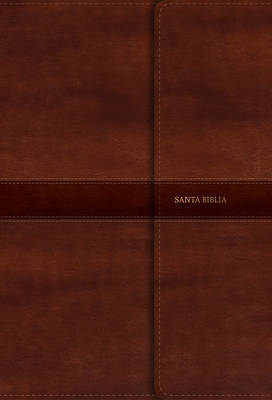 Picture of Rvr 1960 Biblia Letra Super Gigante Marron, Simil Piel Con Cierre