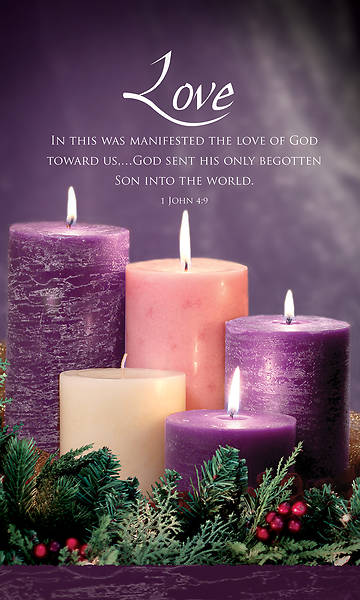 Picture of Advent Week 4 3' x 5' Vinyl Banner 1 John 4:9