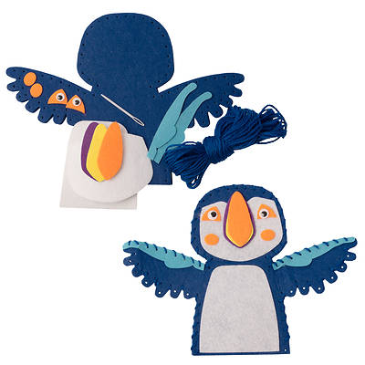 Picture of Vacation Bible School (VBS) 2021 Discovery on Adventure Island Sew Your Own Beacon Puppet Kit (Pkg of 12)