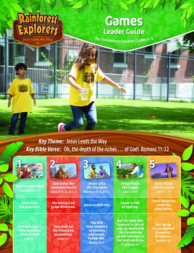 Picture of Vacation Bible School VBS 2021 Rainforest Explorers Game Leader Guide