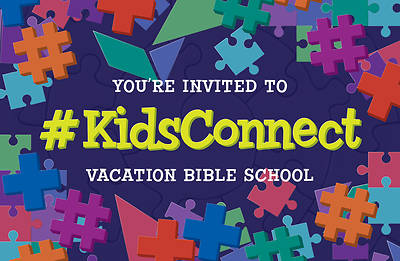 Vacation Bible School VBS 2026 #KidsConnect Invitation Postcards (pack of 20)