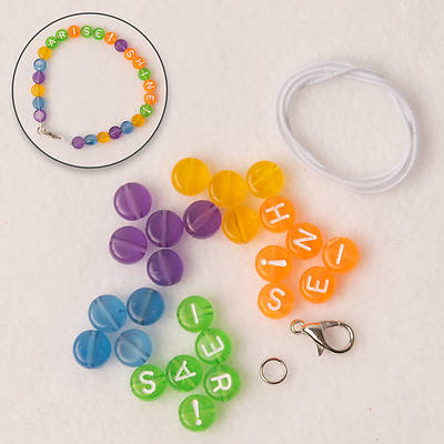 Picture of Vacation Bible School (VBS) 2021 Discovery on Adventure Island Arise! Shine! Bracelet Kit (Pkg of 12)