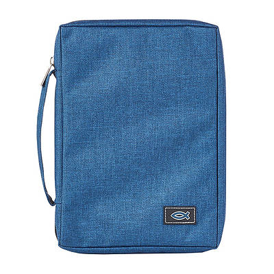 Picture of BC Poly-Canvas Fish Appliqua Navy Lg
