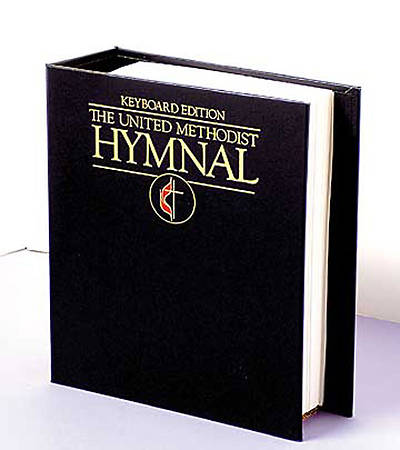 Picture of United Methodist Keyboard Navy Blue Hymnal Binder