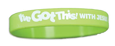 Picture of Vacation Bible School VBS 2022 I've Got This With Jesus Wristband (10 Pk)