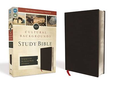Picture of NIV, Cultural Backgrounds Study Bible, Bonded Leather, Black