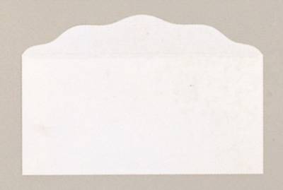 Bill Size Blank Offering Envelopes  - White
