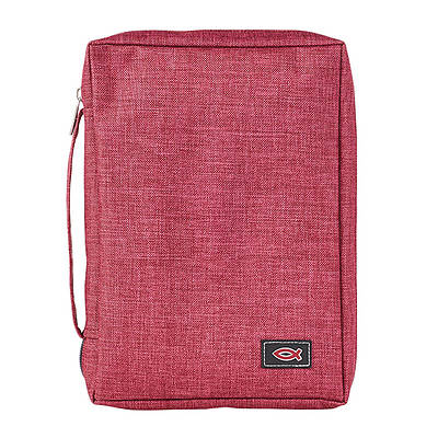 Picture of BC Poly-Canvas Fish Appliqua Burgundy Lg