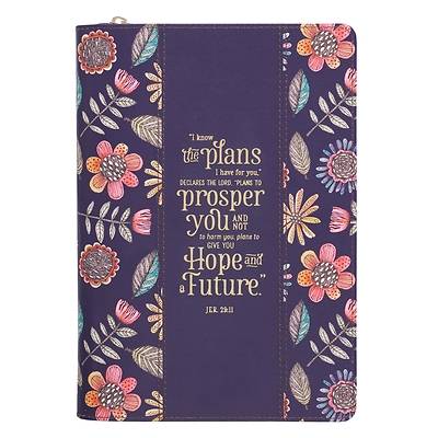 Picture of Journal Classic Navy Floral I Know the Plans