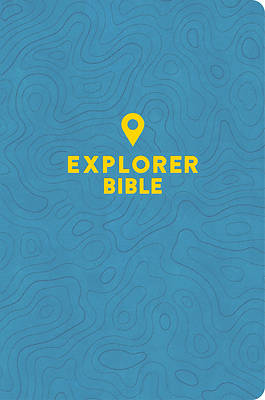 Picture of CSB Explorer Bible for Kids, Sky Blue Leathertouch