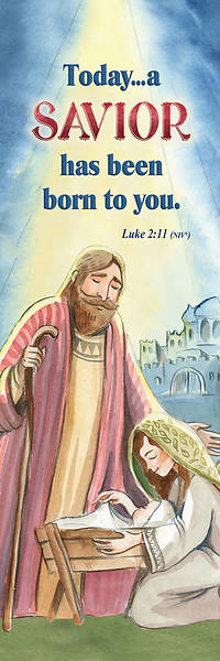 Picture of Today a Savior Has Been Born to You Christmas Bookmark