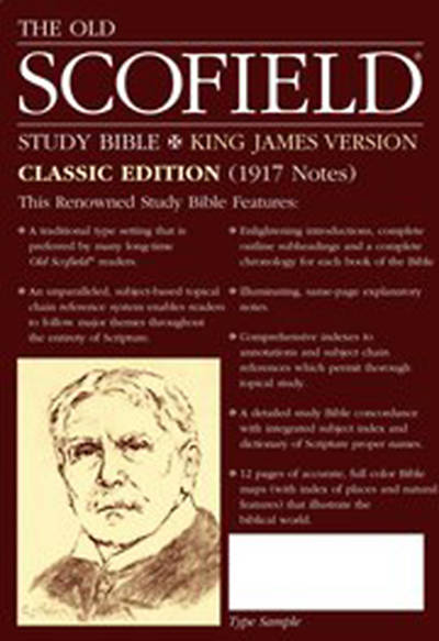 Picture of Old Scofield Study Bible-KJV-Classic