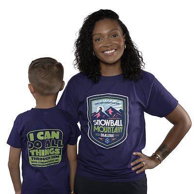 Picture of VBS 2026 Snowball Mountain Challenge Child T-Shirt Size Medium