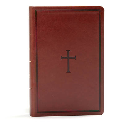 Picture of KJV Large Print Personal Size Reference Bible, Brown Leathertouch Indexed