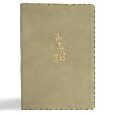 Picture of KJV Super Giant Print Reference Bible, Sage Suedesoft Leathertouch, Indexed